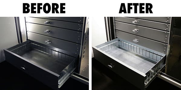 Before & After Drawer Light Bar